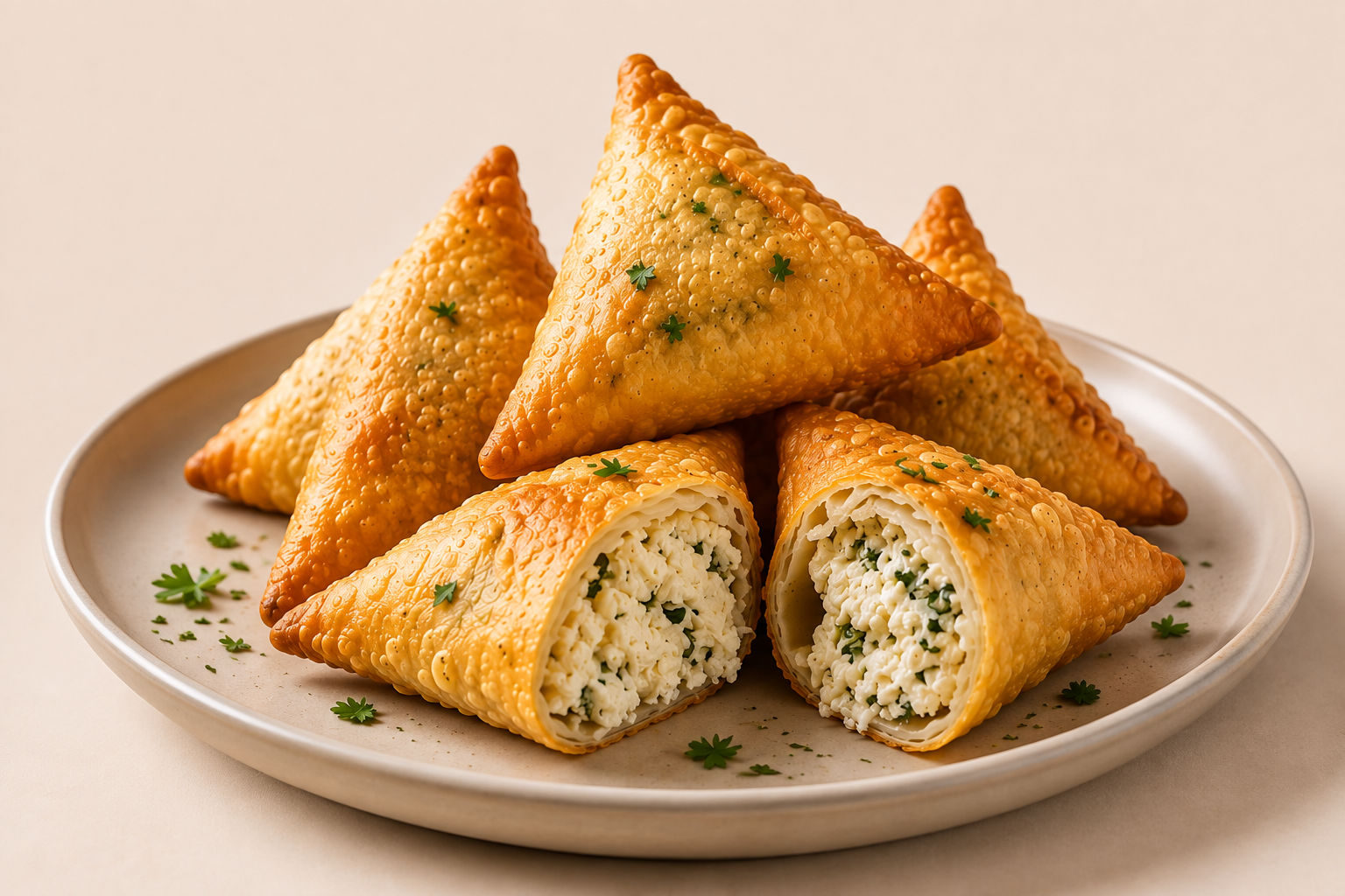 Cheese & Za’atar Sambousek