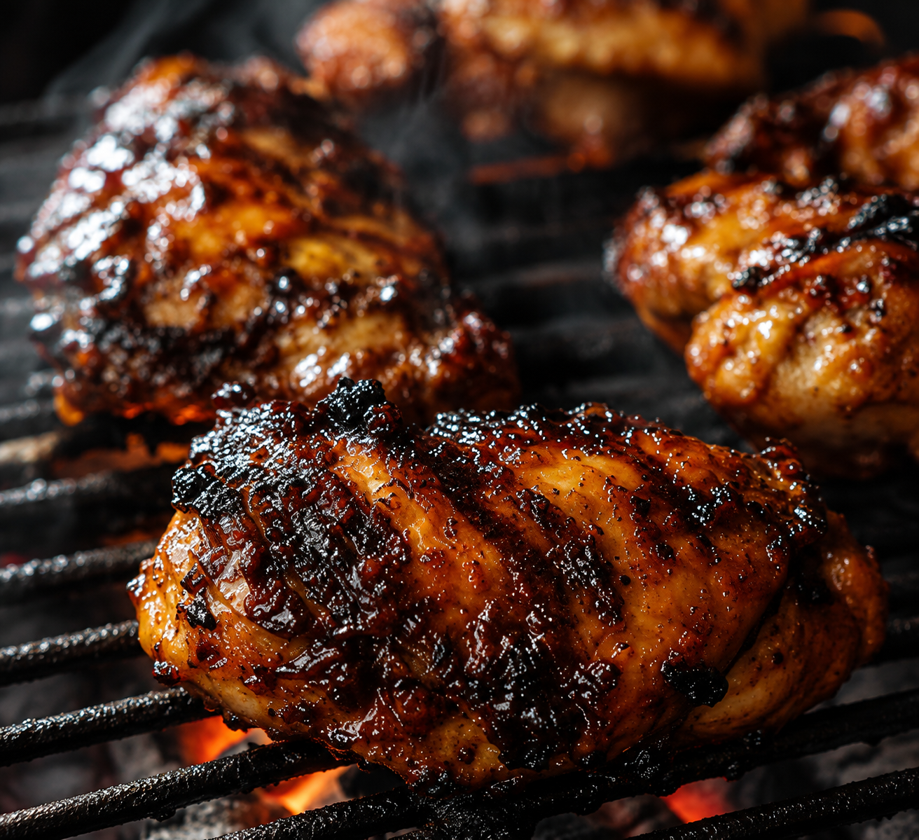 Charcoal-Grilled Chicken