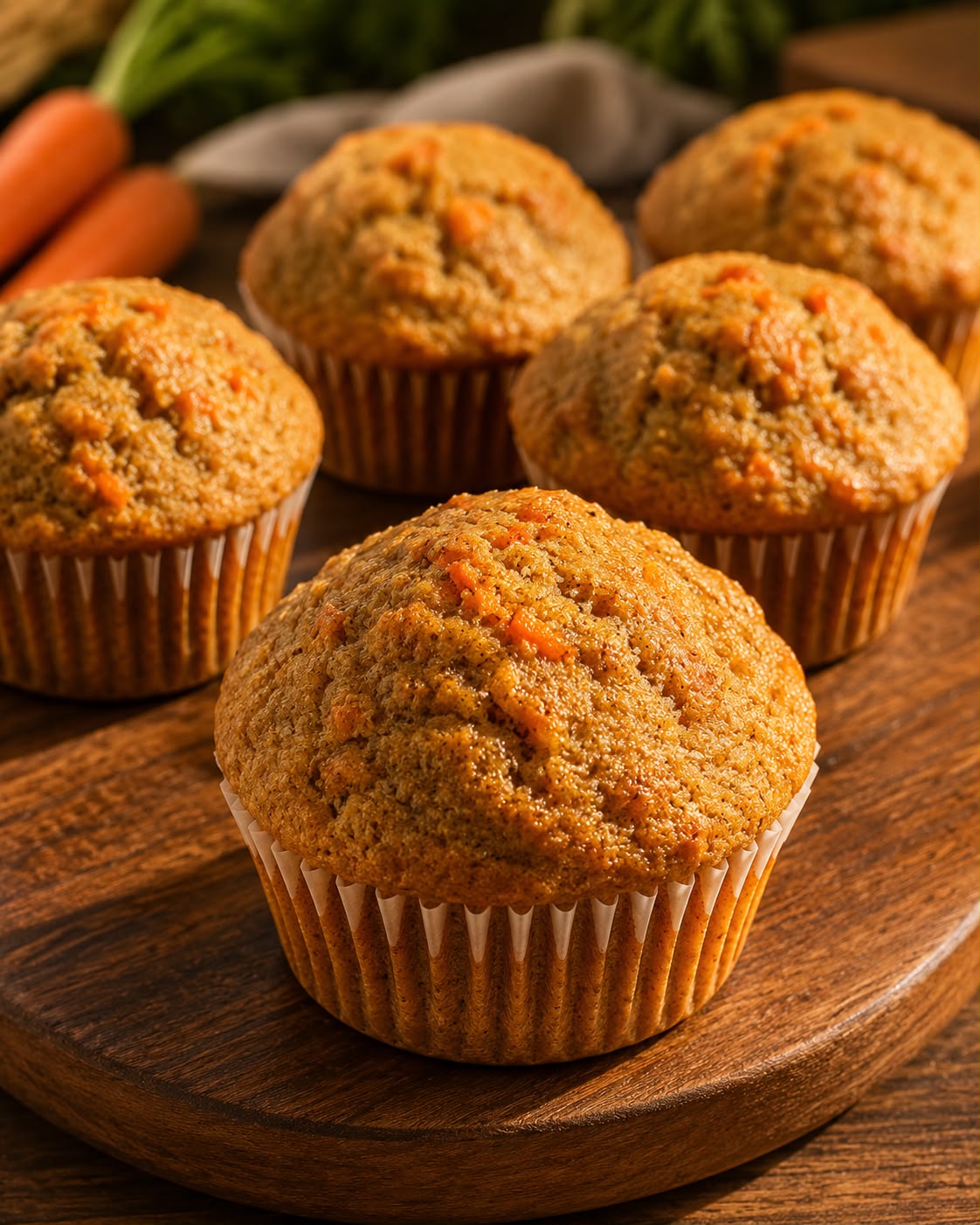 Carrot & Cinnamon Muffin (5 Mini size)