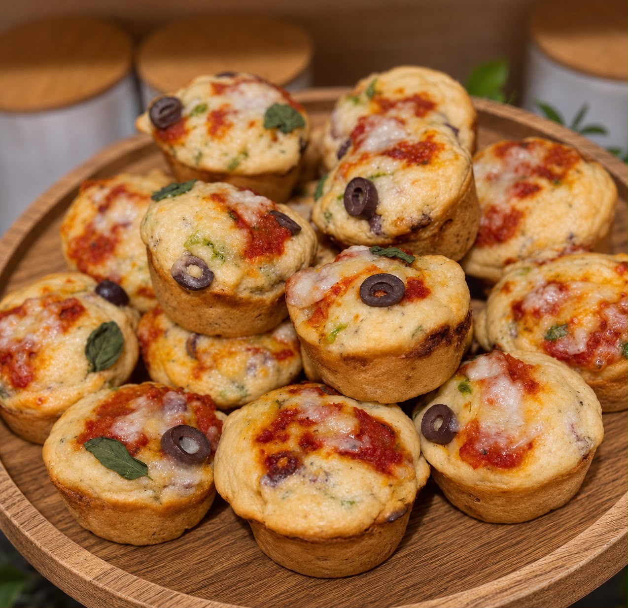Pastrami Pizza Muffin (5 Mini size)